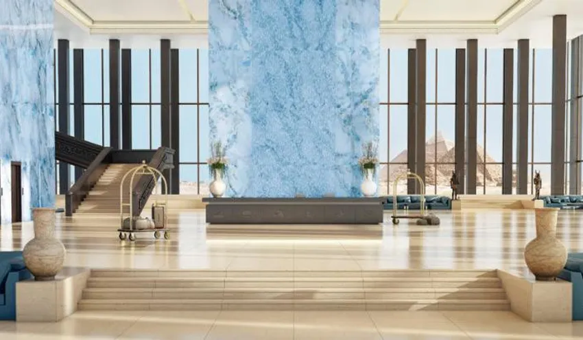 Мрамор Calcite Blue
